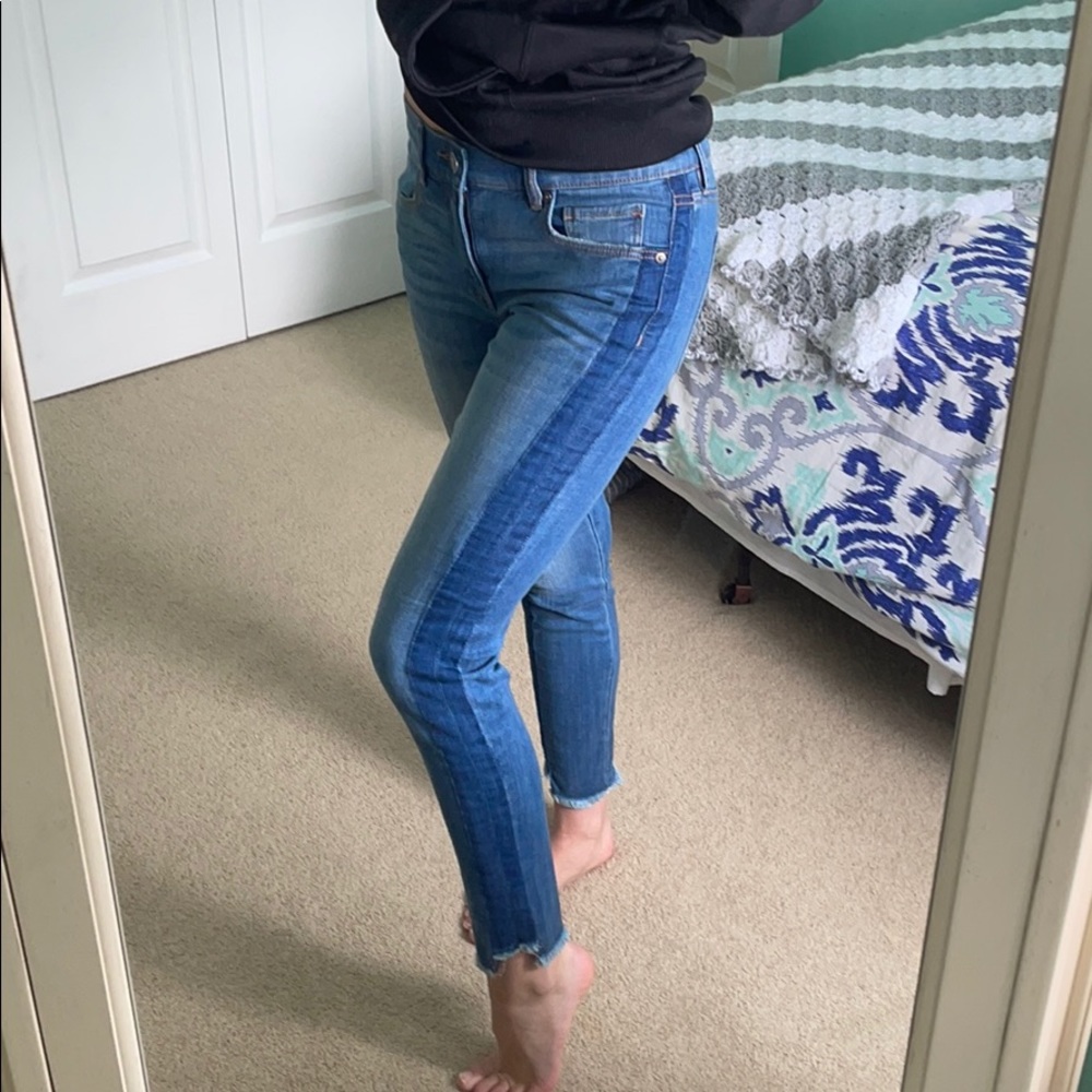 LOFT jeans. Size 26/2. Straight leg. Medium wash